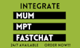 do fast integration of mpt, mum and roberta