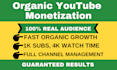 do youtube channel monetization organically