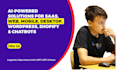 build ai powered saas, websites, web apps, chatbots, agents