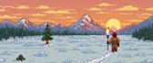 craft pixel art landscapes