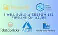 create an etl pipeline on azure using synapse analytics, databricks, pyspark