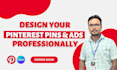 create pinterest pins and ads on canva