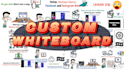 create custom whiteboard animation explainer video