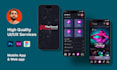 design creative mobile app UI UX design for IOS and andriod