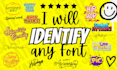 perfectly identify any font very fast find fonts