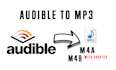 convert 20 audiobook to mp3 or m4a or m4b with chapter