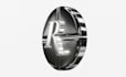 do ultra realistic looping 3d metallic spinning logo