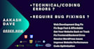 do bug fixing, coding problem solver, code optimization , technical issues