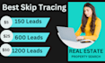 provide real estate skip tracing, bulk skip tracing, and llc skip tracing
