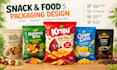 design custom chips, snack and food pouch packaging