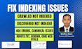 fix google search console indexing issues 404 error discover,crawled not indexed
