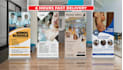 design roll up banner, retractable banner, pull up, x stand