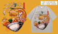 do pop illustration t shirt design for clothing brand
