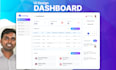 create dashboard UI design, apps and websites using figma