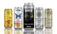 do premium energy drink, soda can, packaging label design