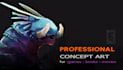 draw professional concept creature art