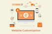 do any type of website customization dollar 2 per day