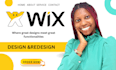 wix website design wix, wix website redesign wix website development wix website