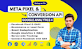 setup facebook or meta pixel conversion API,fb pixel, google analytics 4 via GTM