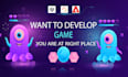 develop unity games and design UI UX