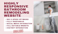 design bathroom renovation website home construction website roofing website