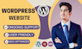 do wordpress website development and design or redesign website