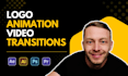 design premium cinematic logo animation and transitions