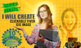 create clickable gig image and thumbnail
