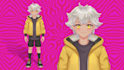 illustrate a vtuber model for you