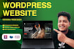 design complete wordpress website