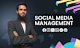 be your social media manager for monthly content management