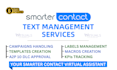 provide virtual assistance in smarter contact texting