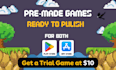 provide you with ready made unity games for android and ios