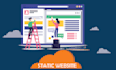 do static website design with responsive web, fast load