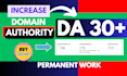 increase website authority score 60 plus from any point