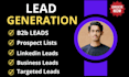 provide b2b lead generation for any industries