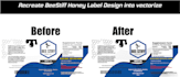 recreate,  edit your logo, png, image to vector