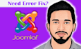 fix joomla error in migration and website issue