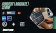 convert PSD, xd, figma or canva design to responsive wordpress website