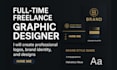 be your full time freelance graphic designer for any custom design