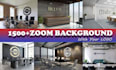 create unique 3d zoom virtual backgrounds with your logo
