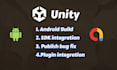 fix unity bugs and integrate android sdk for your unity game