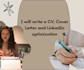 write a professional resume,CV, and linkedin