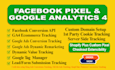 fix or setup facebook conversion API, google analytics 4, ads tracking shopify