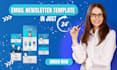 design email newsletter template on brevo canva figma mailchimp klaviyo in 24hrs