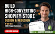 shopify store design ecommerce website development redesign dropshipping store