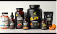 do supplements, cbd and packaging label design with 3d