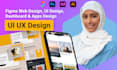 do figma landing page, saas website, figma website design