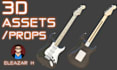 create 3d props, objects, assets