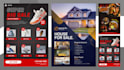 design marketing flyer, door hanger, trifold, menu, media kit, brochure, booklet